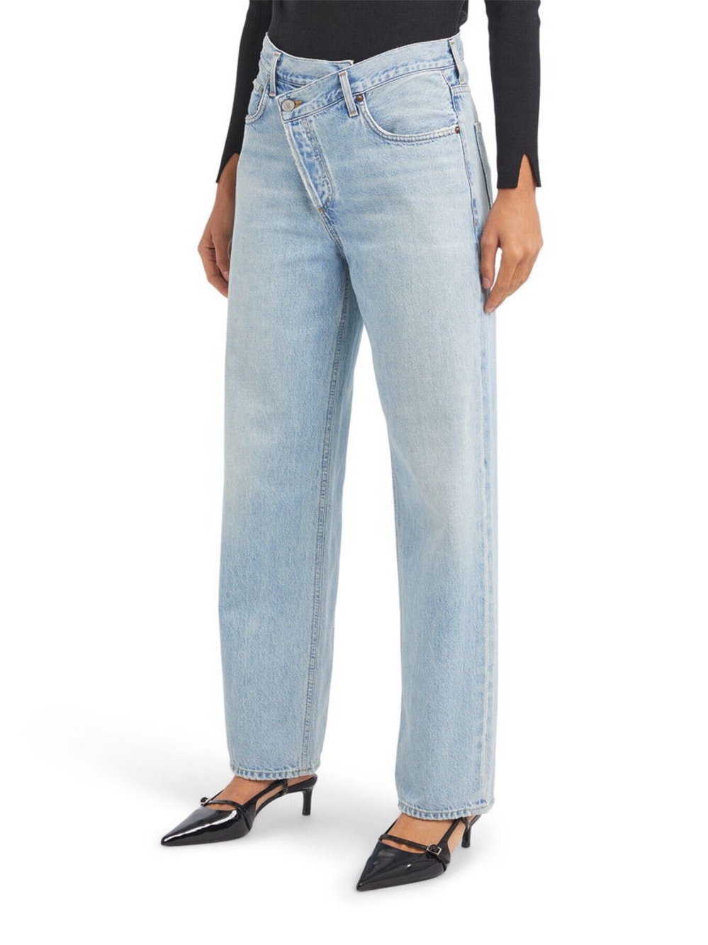Agolde Criss Cross jeans in light blue - excellent condition